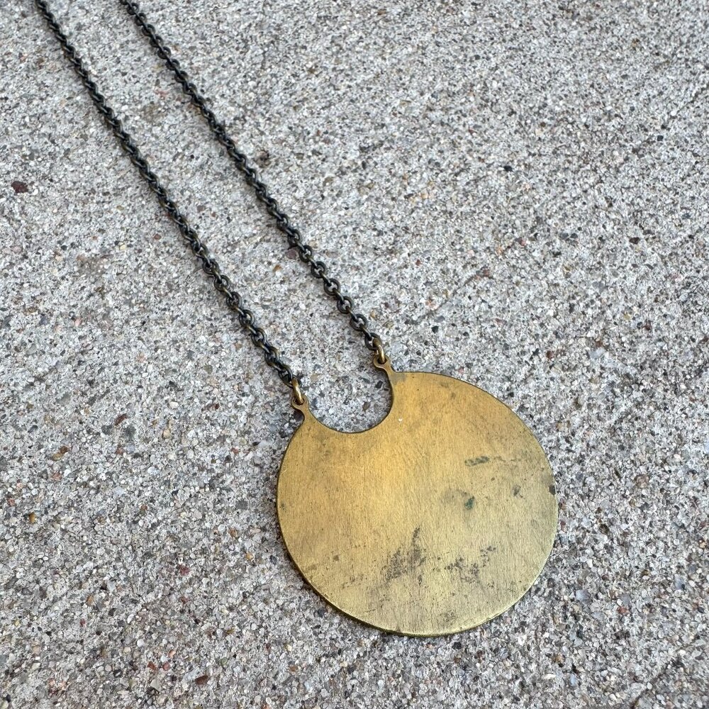 Wild & Arrow Brass Necklace